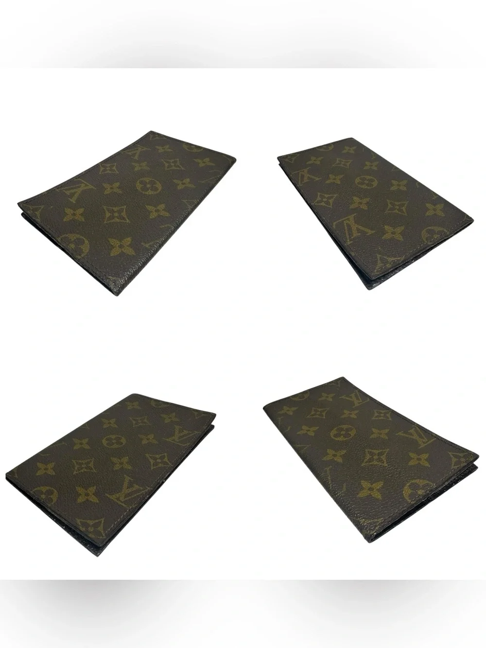 Louis Vuitton Monogram Vintage Leather Checkbook & Bill Holder